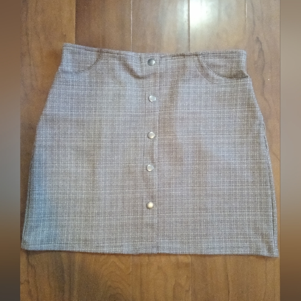 Classic plaid skirt